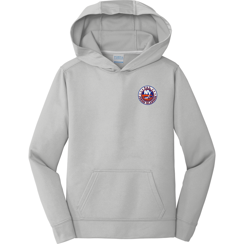 PAL Jr. Islanders Youth Performance Fleece Pullover Hooded Sweatshirt