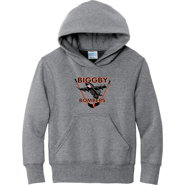 Biggby Bombers Youth Core Fleece Pullover Hooded Sweatshirt