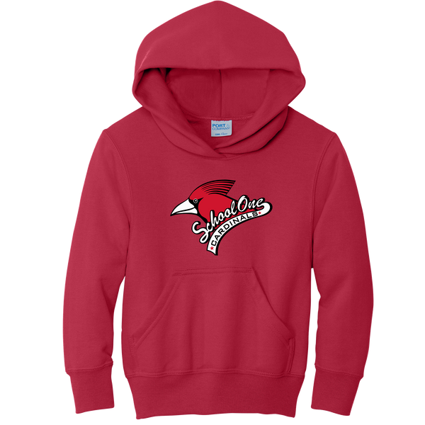 School One Elementary Youth Core Fleece Pullover Hooded Sweatshirt