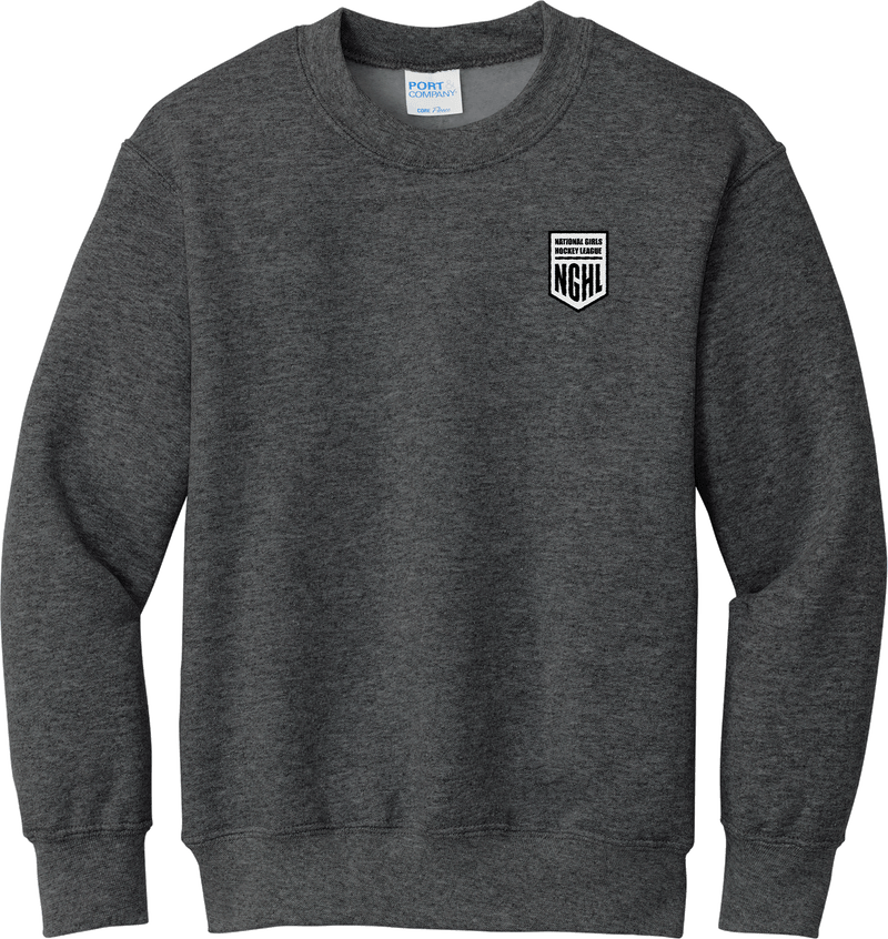 NGHL Youth Core Fleece Crewneck Sweatshirt