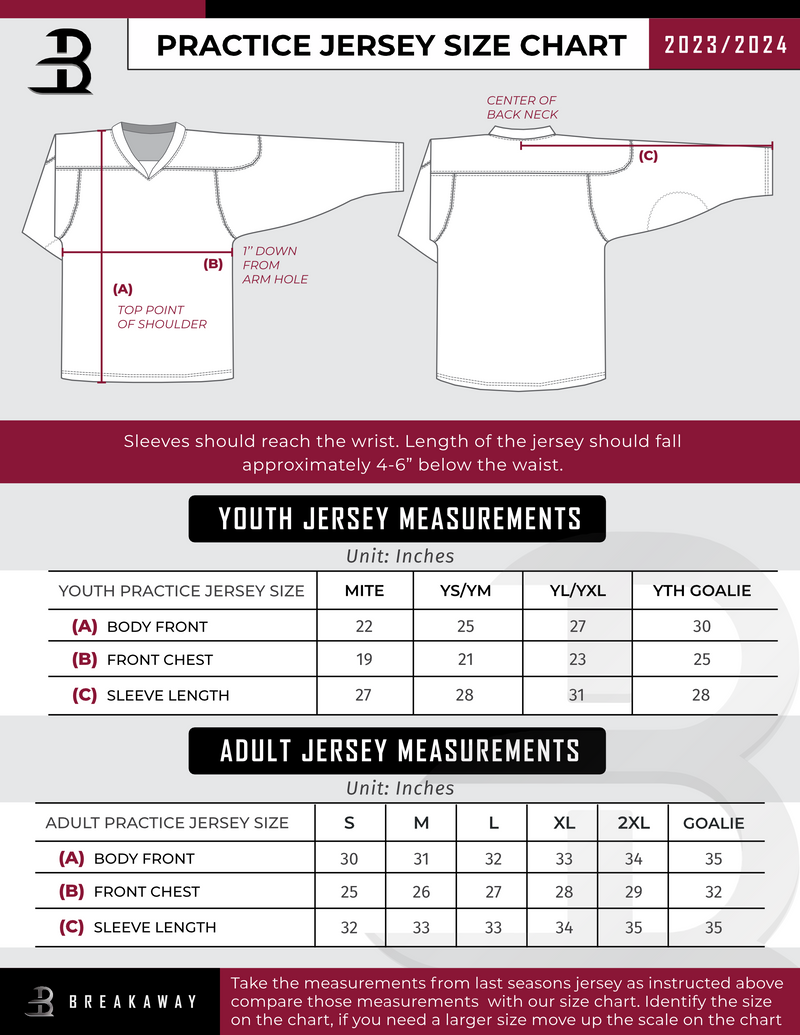 Mercer Mini Chiefs Adult Goalie Practice Jersey