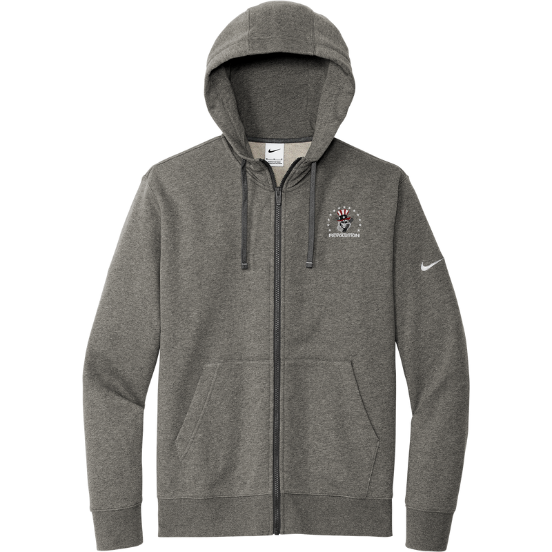 Phila Revolution Nike Club Fleece Sleeve Swoosh Full-Zip Hoodie