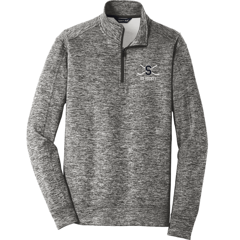 Midd South Hockey PosiCharge Electric Heather Fleece 1/4-Zip Pullover