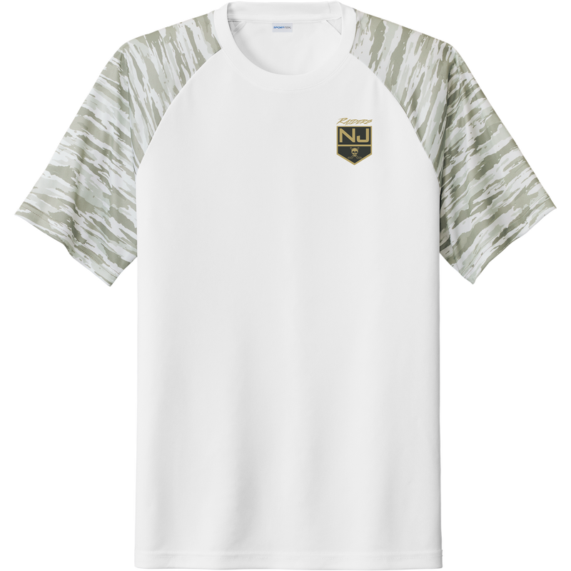 NJ Raiders Drift Camo Colorblock Tee