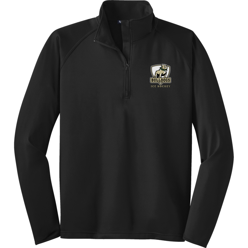 HVM Bulldogs Sport-Wick Stretch 1/4-Zip Pullover