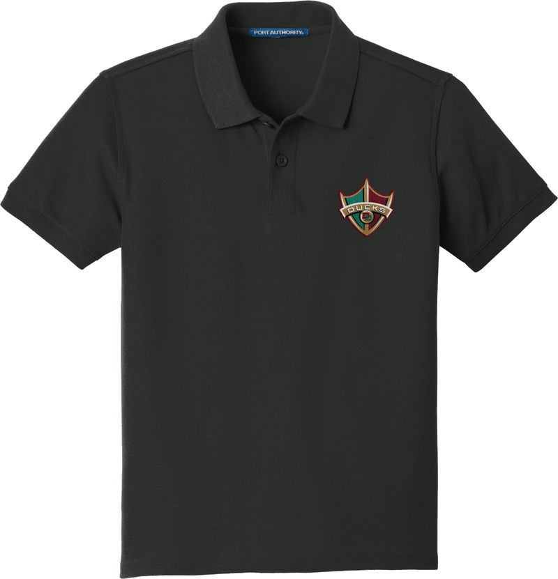 Delaware Ducks Youth Core Classic Pique Polo