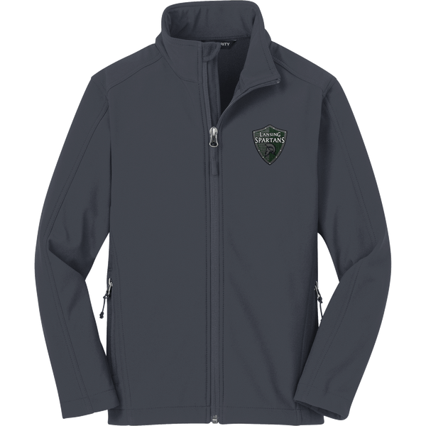 Lansing Spartans Youth Core Soft Shell Jacket