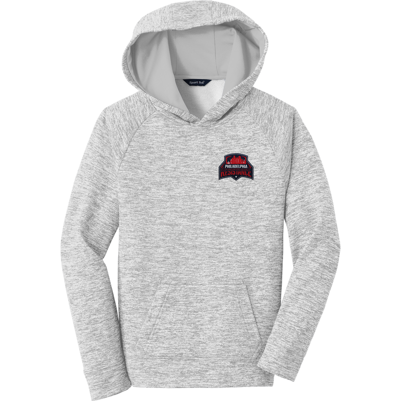 Philadelphia Resistance Youth PosiCharge Electric Heather Fleece Hooded Pullover