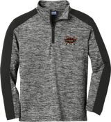 Orange County West Youth PosiCharge  Electric Heather Colorblock 1/4-Zip Pullover