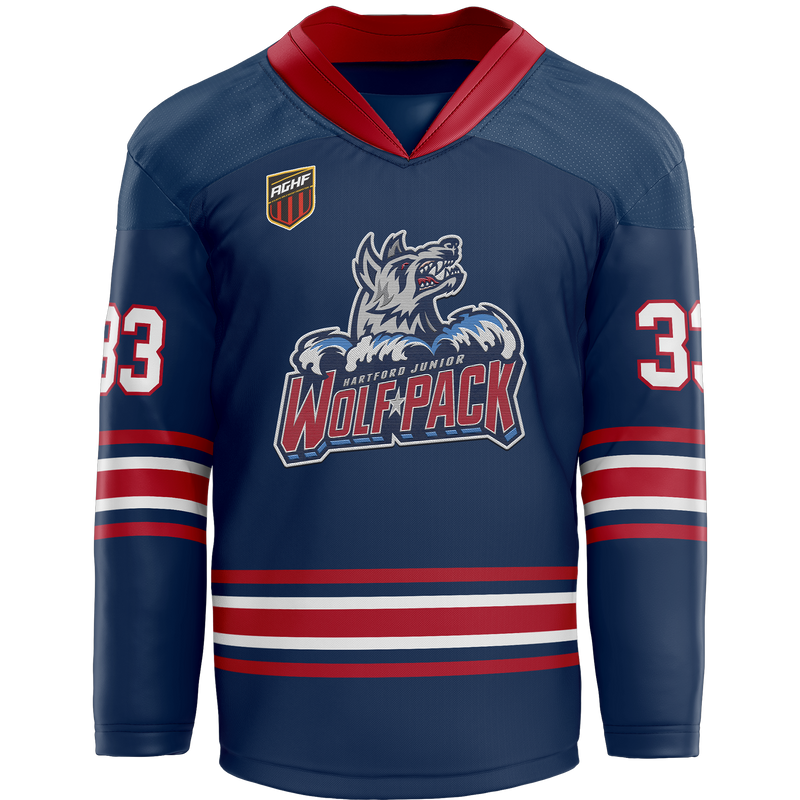 AGHF Hartford Jr. Wolfpack Youth Player Hybrid Jersey